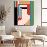 Painting by Numbers Abstract The Face
